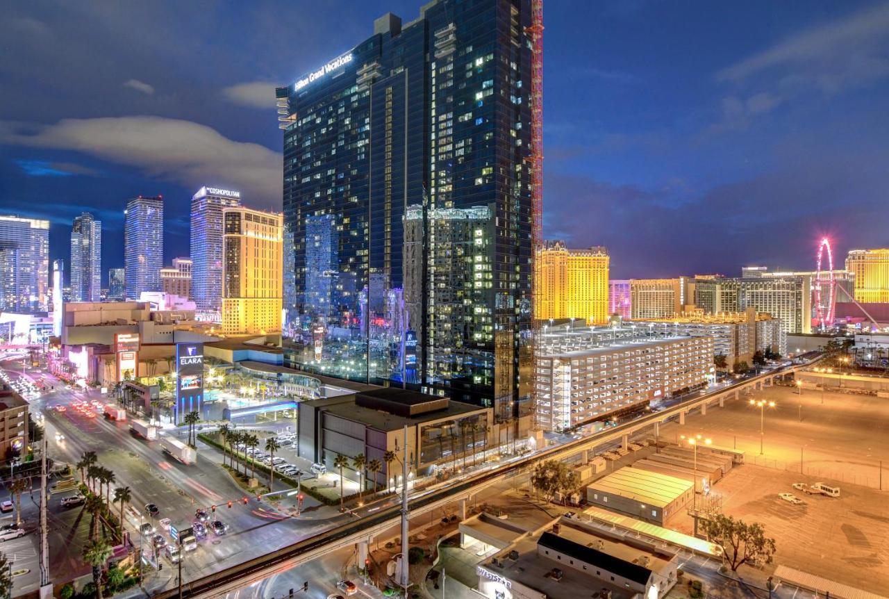 Lucky Gem Penthouse & Luxury Suites At Signature Resort, Balcony Strip View 1607 Las Vegas Bagian luar foto