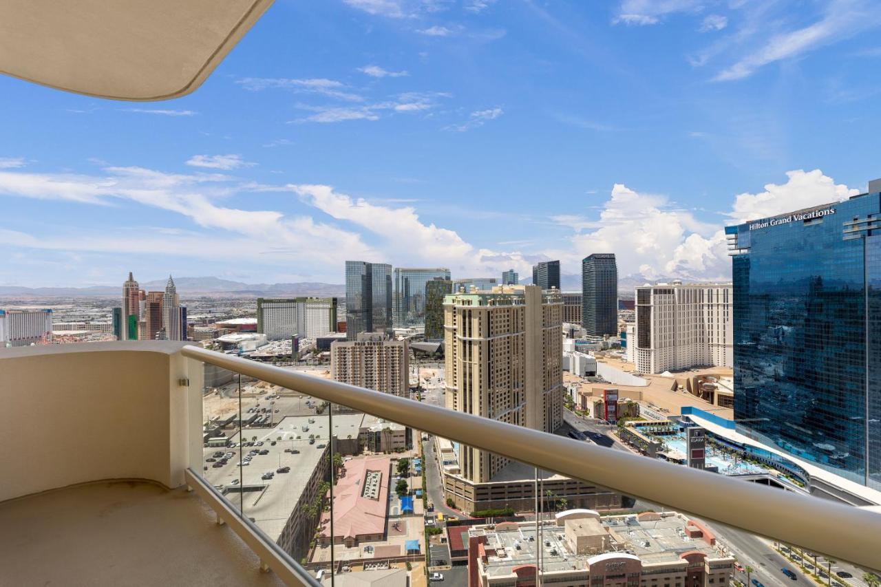 Lucky Gem Penthouse & Luxury Suites At Signature Resort, Balcony Strip View 1607 Las Vegas Bagian luar foto